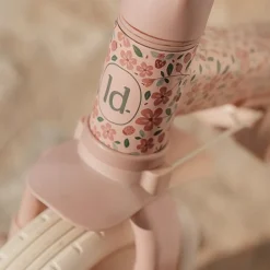 Little Dutch Triciclo con barra Rosa Flores · Hot