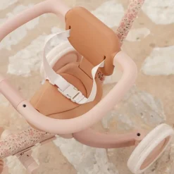 Little Dutch Triciclo con barra Rosa Flores · Hot