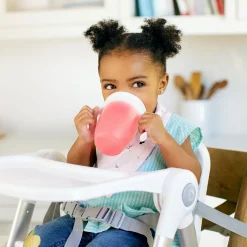 Munchkin Vaso Antiderrame con Asa y Tapa - Miracle 360º Rosa Pastel · Clearance