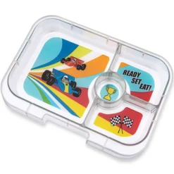 Yumbox Panino 4 compartimentos Montecarlo Blue Race Cars