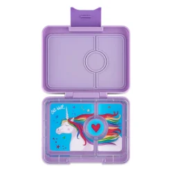 Yumbox Snack 3 compartimentos Lavanda Purple Unicornio Discount